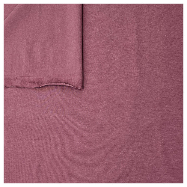 Baumwolljersey uni alt mauve