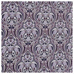 Baumwollsatin Siena Ornamente violett und lila