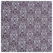 Baumwollsatin Siena Ornamente violett und lila