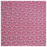 Baumwollsatin Siena Ornamente fuchsia