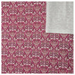 Baumwollsatin Siena Ornamente fuchsia