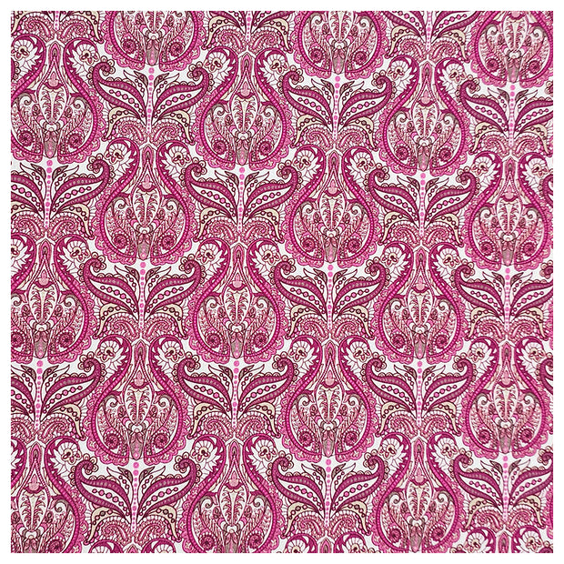 Baumwollsatin Siena Ornamente fuchsia