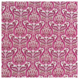 Baumwollsatin Siena Ornamente fuchsia
