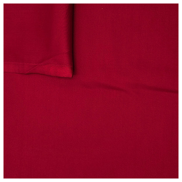 Baumwolle Satin uni fein rot