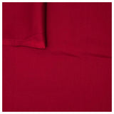 Baumwolle Satin uni fein rot