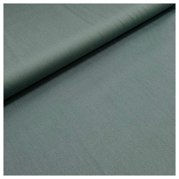 Baumwolle Satin uni fein dunkelgrün