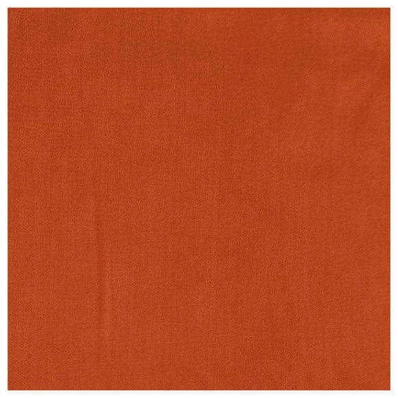 Baumwolle Satin uni fein orange