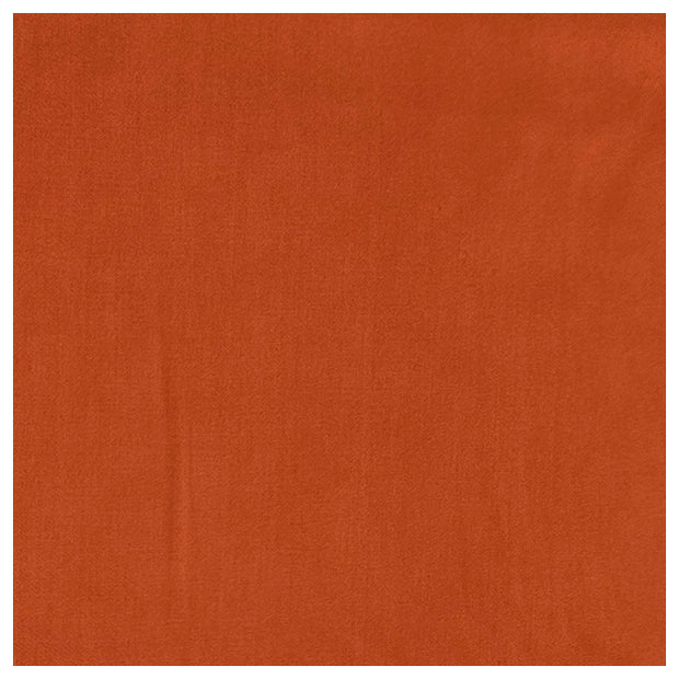 Baumwolle Satin uni fein orange