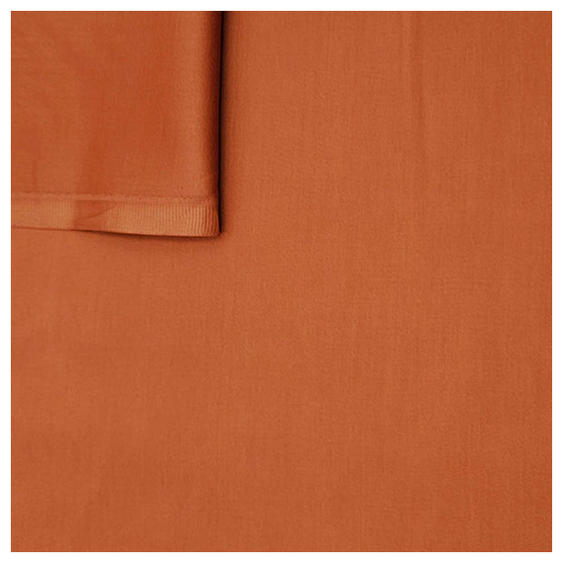 Baumwolle Satin uni fein orange
