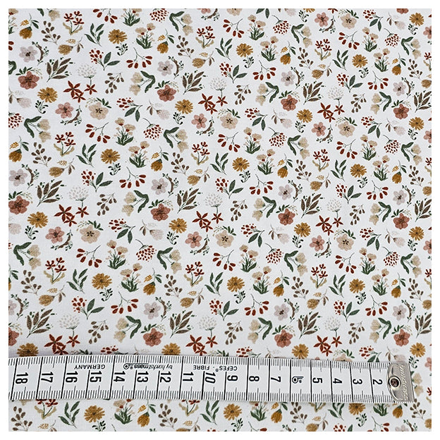 Jersey Mille Fleur weiß