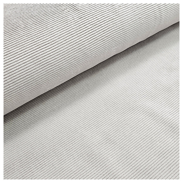 Feincord Jersey hellgrau