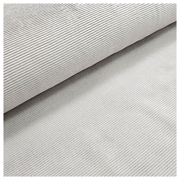 Feincord Jersey hellgrau