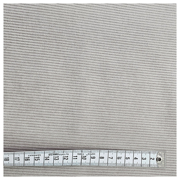 Feincord Jersey hellgrau