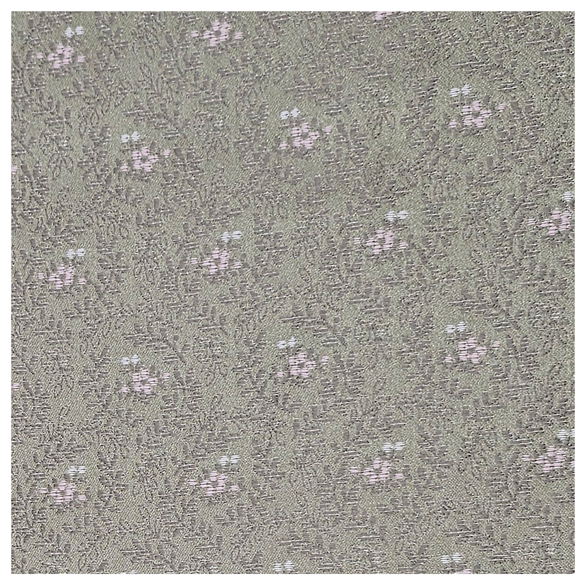 Jacquard Ornamente grün und rosa