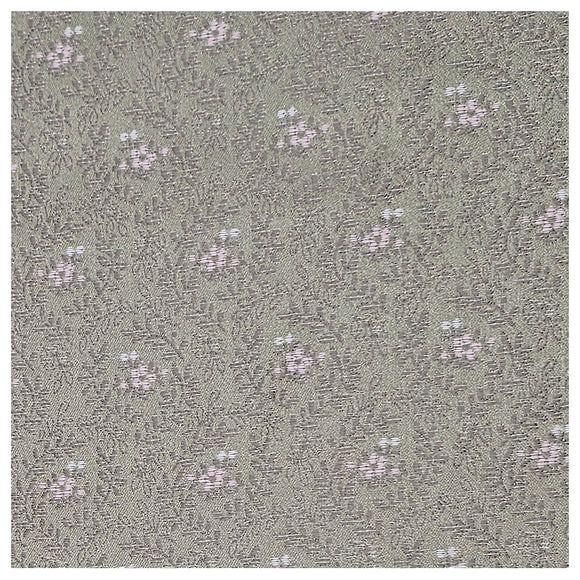 Jacquard Ornamente grün und rosa