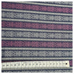 Jacquard Streifen in violett, grau, und navy