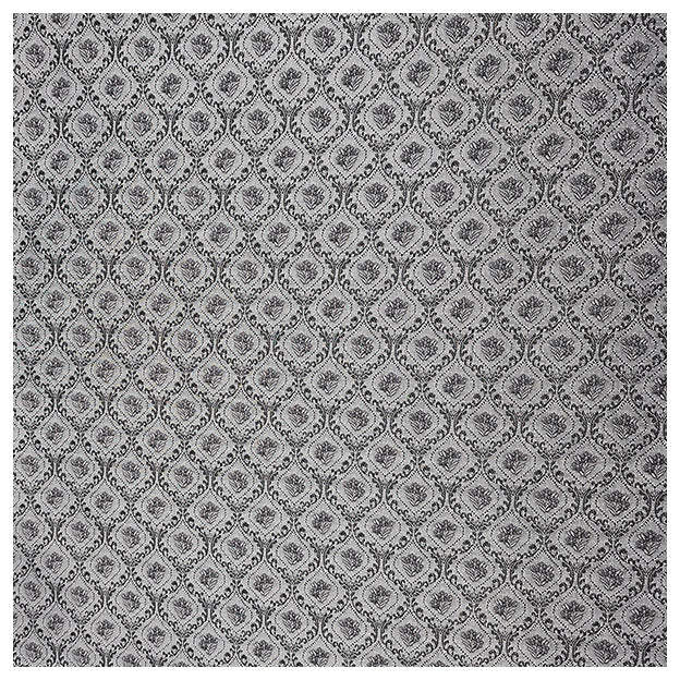 Jacquard Ornamente grau und dunkelgrau