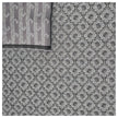 Jacquard Ornamente grau und dunkelgrau