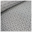 Jacquard Ornamente grau und dunkelgrau