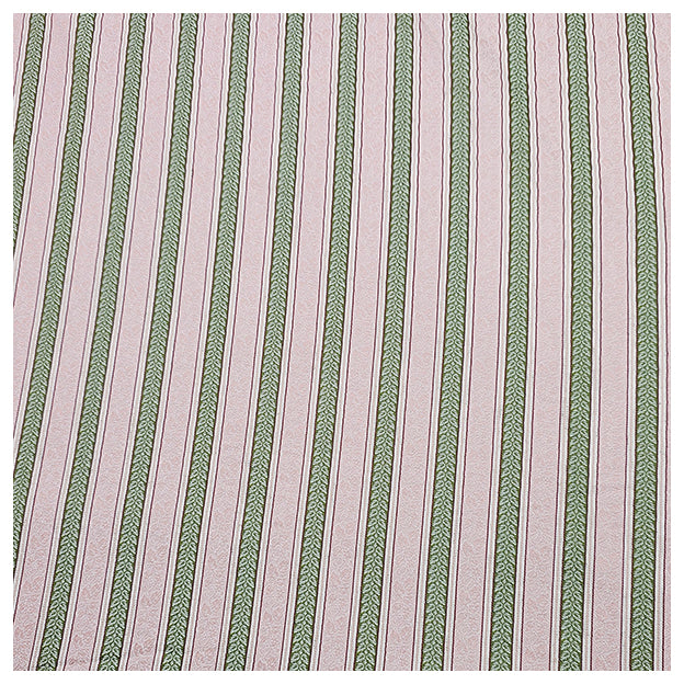 Jacquard Streifen in rosa, weiß und olive