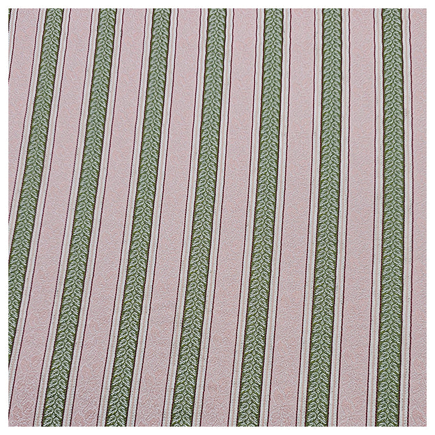 Jacquard Streifen in rosa, weiß und olive