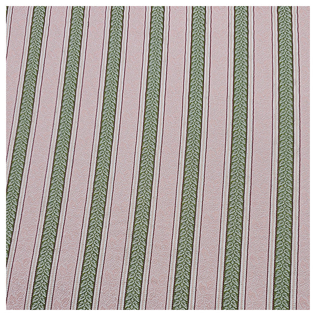 Jacquard Streifen in rosa, weiß und olive