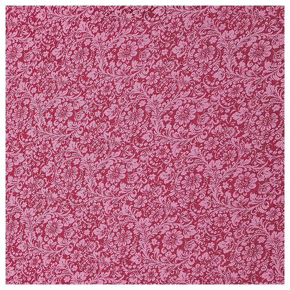 Jacquard Floral fuchsia