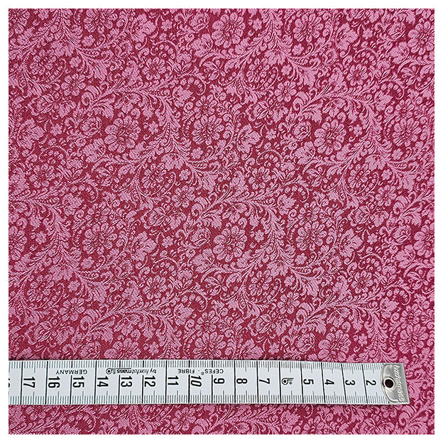 Jacquard Floral fuchsia