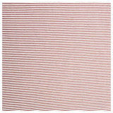 Jersey Streifen mauve und weiß 2mm