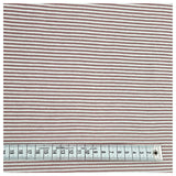 Jersey Streifen mauve und weiß 2mm