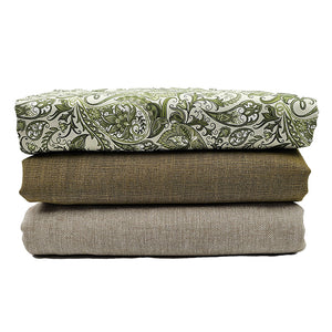 Trachten Stoffpaket in schilf mit Fischgrät und Paisley Schürze