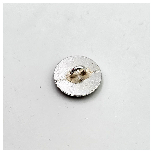 Metallknöpfe mit Blumenmotiv mit Rand 15mm