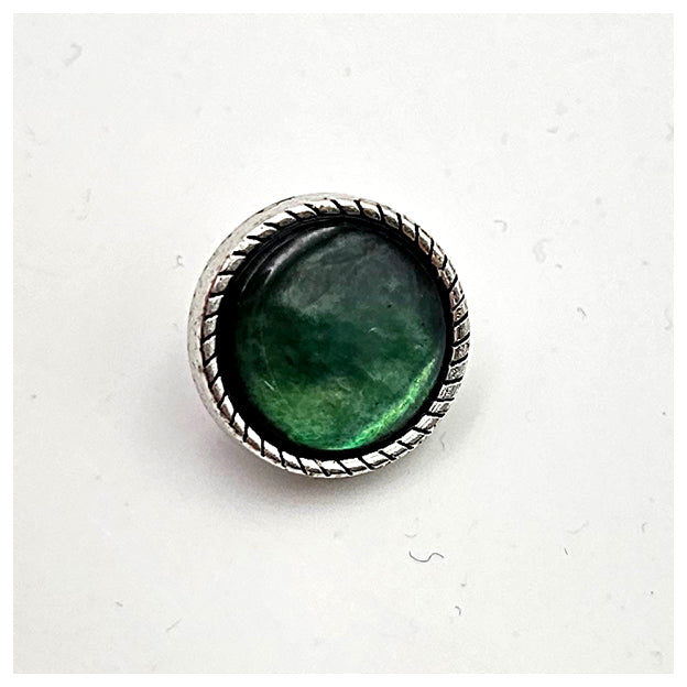 Knöpfe Perlmutt waldgrün 13mm