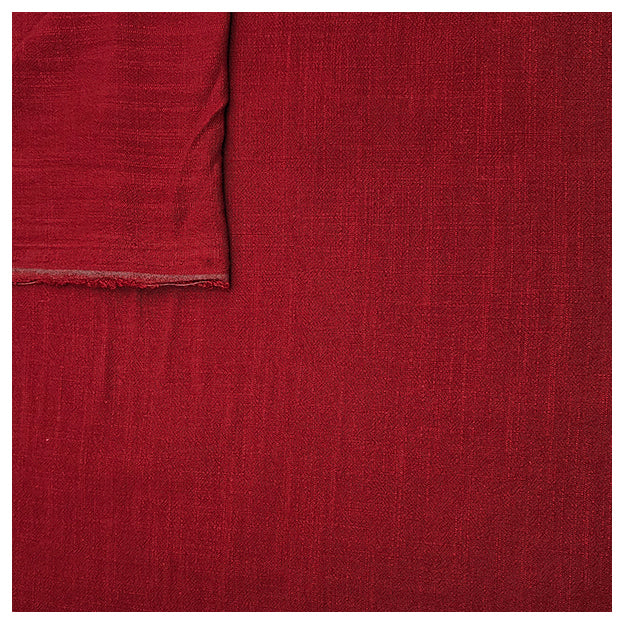 Leinen Viskose uni dunkelrot