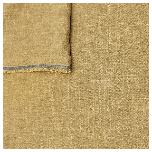 Leinen Viskose uni ocker