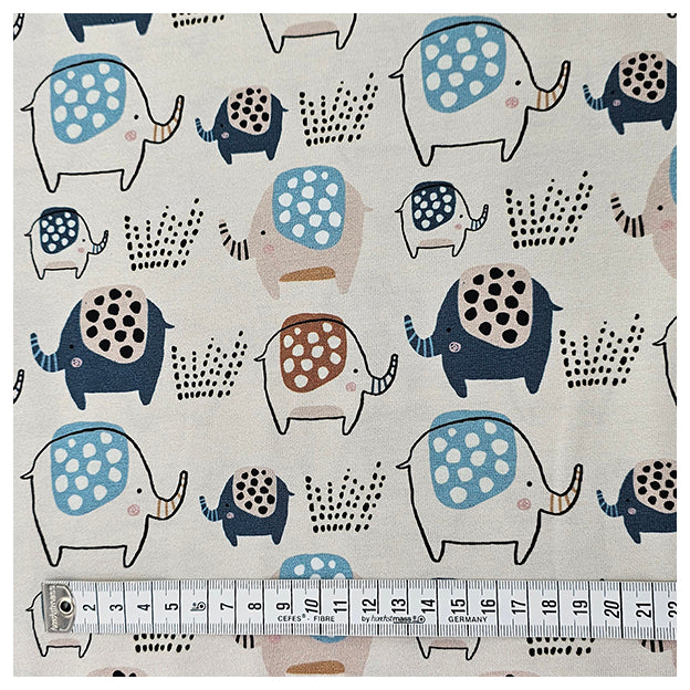 Jersey Elefanten ecru