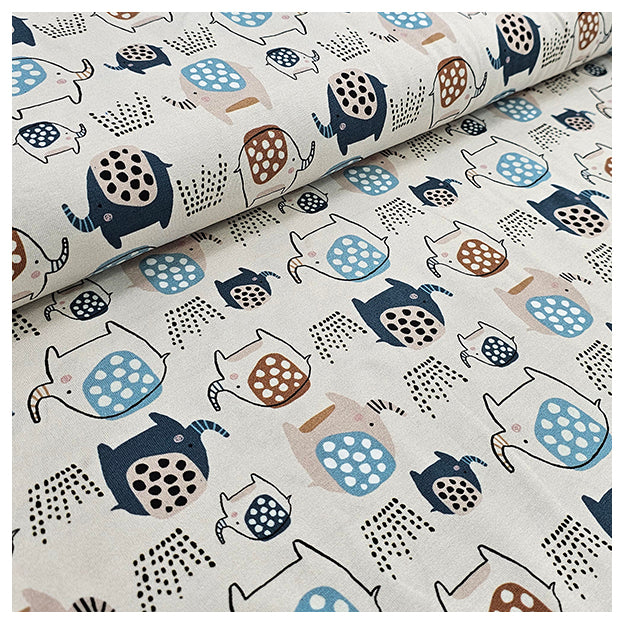 Jersey Elefanten ecru