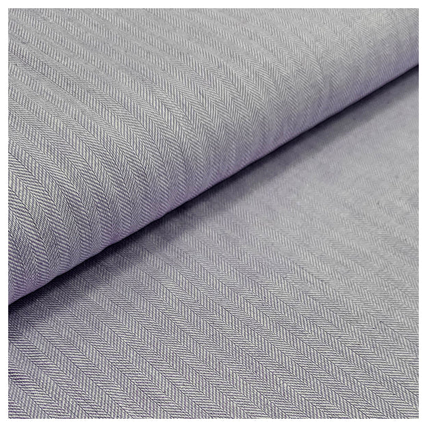 Leinen Fischgrät flieder