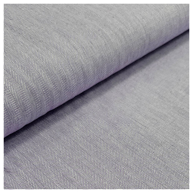 Leinen Fischgrät flieder