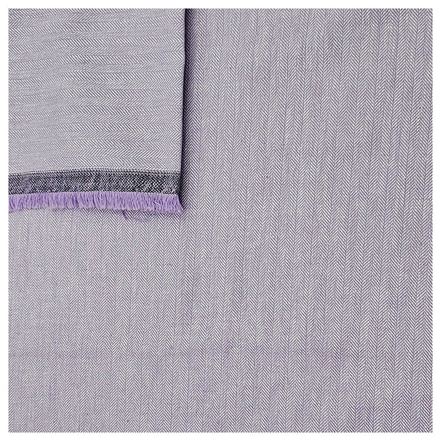 Leinen Fischgrät flieder