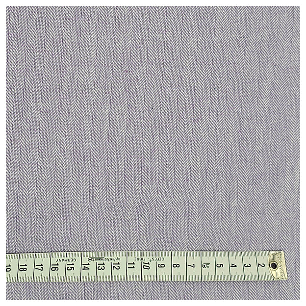 Leinen Fischgrät flieder