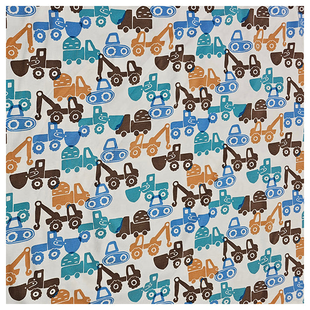 Jersey Baufahrzeuge weiß