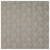 Baumwollsatin Blumen Halbdruck taupe und weiß