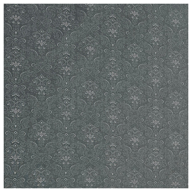 Baumwolle Halbdruck blaugrün und weiß