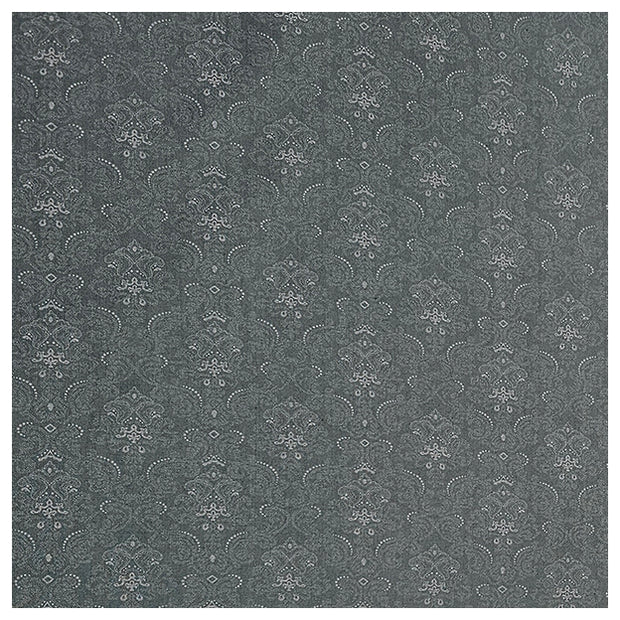 Baumwolle Halbdruck blaugrün und weiß