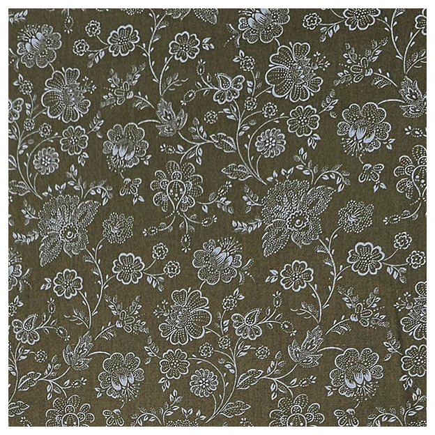 Trachten Stoffpaket in olive und Jägerleinen mit passender Schürze