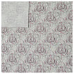 Baumwoll-Popeline Digital Ornamente grau und pink