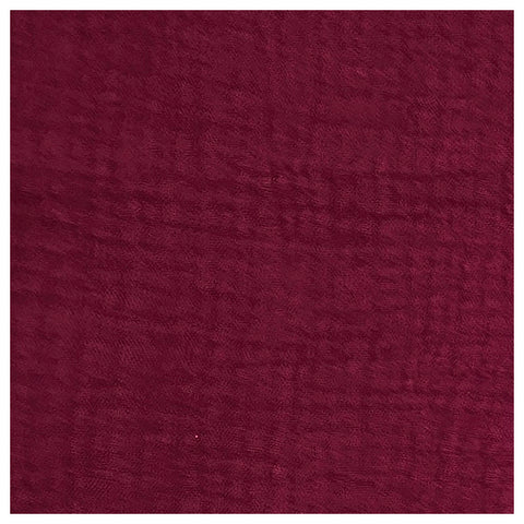 Musselin Baumwolle bordeaux