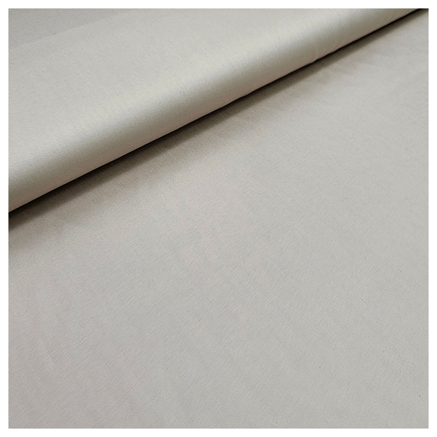 Baumwolle Satin uni fein beige