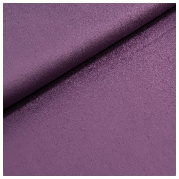 Baumwolle Satin uni fein traube